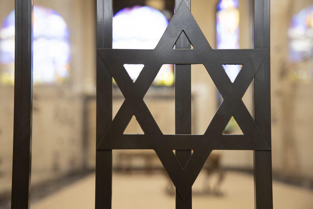 Jewish Star photo taken from Beth El Mausoleum, Used to showcase the About Our Reform Synagogue Page